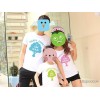 In the summer of 2014 large heat transfer in hot parent-child sublimation paper cloth digital printi
