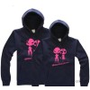 2014 new couple hoodies jacket skull Hoodie Hooded Coat spot wholesale lovers