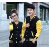 2014 - Autumn New Korean fashion cotton color baseball size sweater coat couple