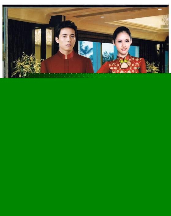 Clothing factory design custom Hotel, in the middle of the restaurant waiter uniform work clothes