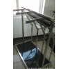 服装店展示架 高档不锈钢双面裤架 新款落地中岛架 服装货架衣架