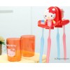 sp032kitty الجديد مستلزمات الحمام فرشاة الأسنان فرشاة الأسنان مع اثنين من مقعد