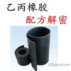 Formulation technology of ethylene propylene rubber formula rubber synthetic rubber formula
