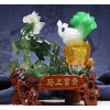 促销办公家居招财动物树脂摆件 树脂摆件马上富贵 纯天然树脂工