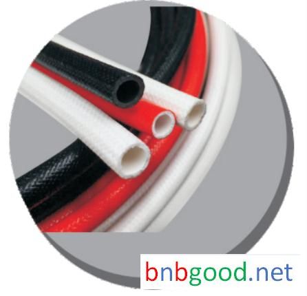 silicone rubber fiberglass sleeving(inside rubber outside fiber)